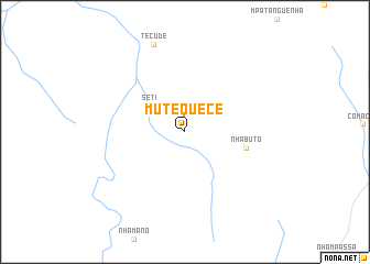 map of Mutequéce