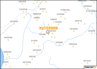 map of Muterama