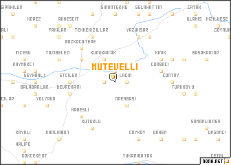 map of Mütevelli