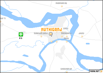 map of Muthiganj