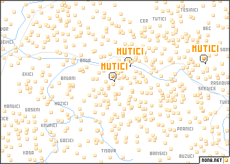 map of Mutići