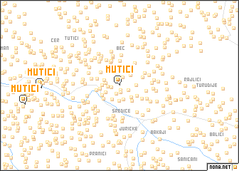 map of Mutići