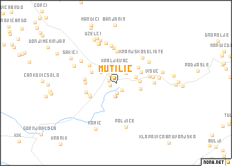 map of Mutilić