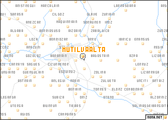 map of Mutilva Alta