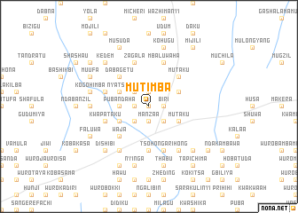 map of Mutimba