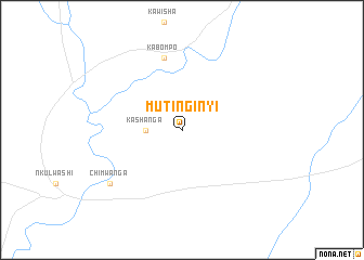 map of Mutinginyi