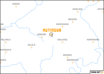map of Mutingwa