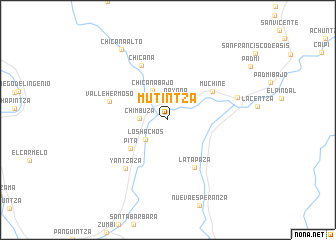 map of Mutintza
