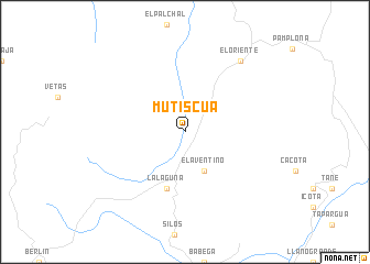 map of Mutiscua