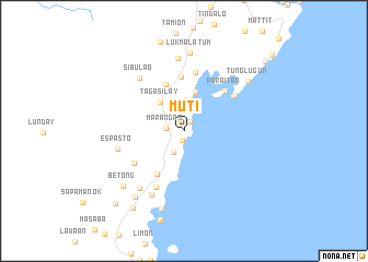 map of Muti