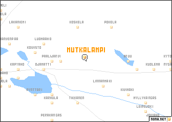 map of Mutkalampi