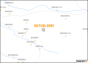 map of Mutkalampi