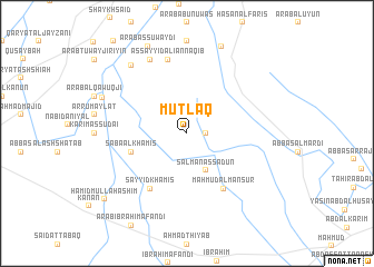 map of Muţlaq