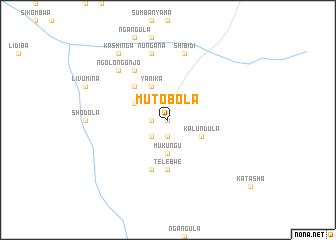 map of Mutobola