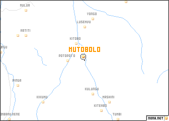 map of Mutobolo