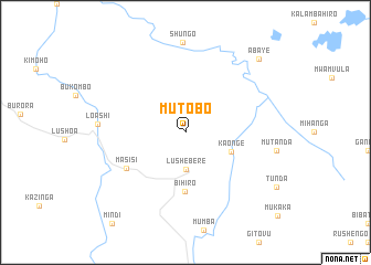 map of Mutobo