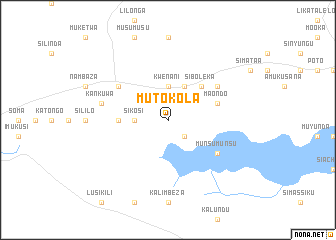 map of Mutokola