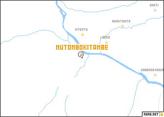 map of Mutombo-Kitambe