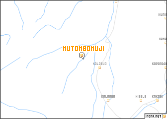 map of Mutombo-Muji