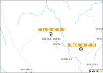 map of Mutombo-Mwadi