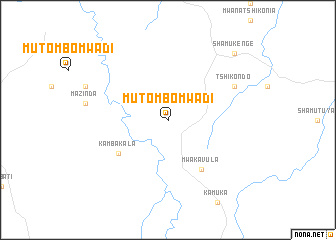 map of Mutombo-Mwadi