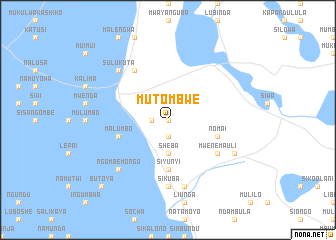 map of Mutombwe