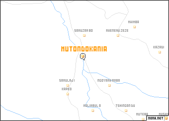 map of Mutondo-Kania