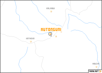 map of Mutonguni