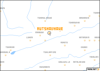 map of Mutshavhawe