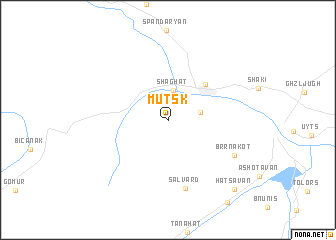 map of Mutsʼkʼ