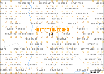 map of Muttettuwegama