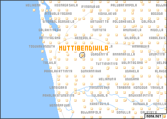 map of Muttibendiwila