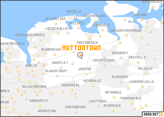 map of Muttontown