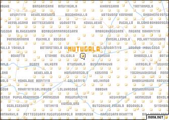 map of Mutugala