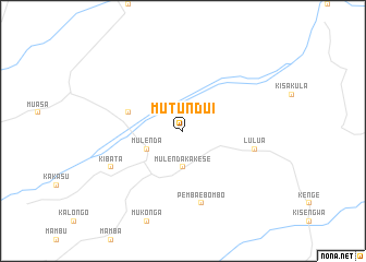 map of Mutundui