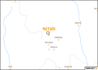 map of Mutuni