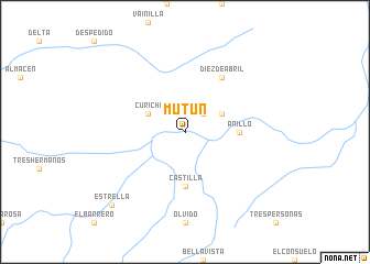 map of Mutún