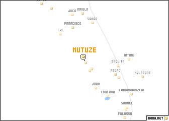 map of Mutuze