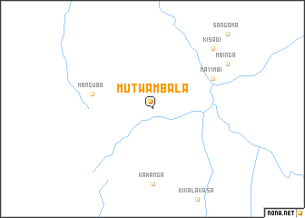 map of Mutwambala