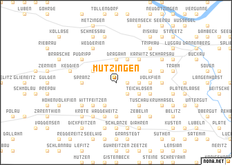 map of Mützingen