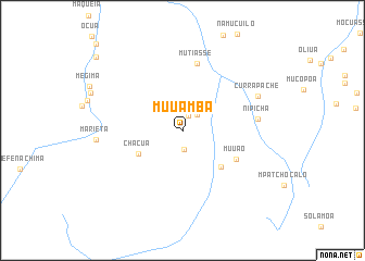 map of Muuamba
