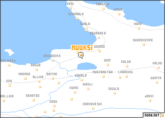 map of Muuksi