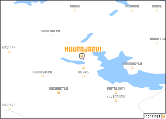 map of Muurajärvi