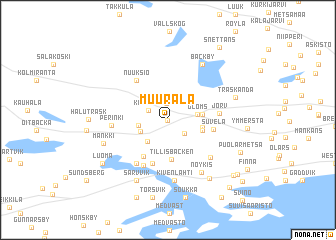 map of Muurala