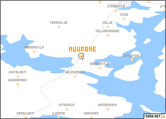 map of Muurame