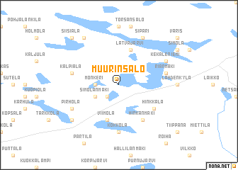 map of Muurinsalo