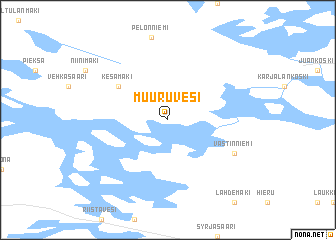 map of Muuruvesi