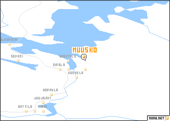 map of Muusko