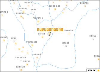 map of Muvugangoma