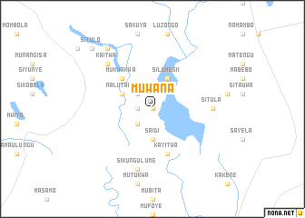 map of Muwana